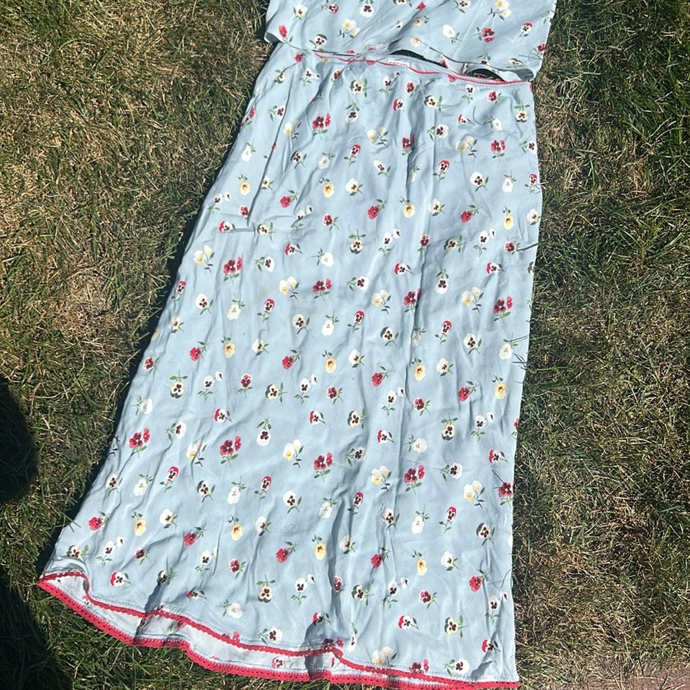 Doen x Gap midi skirt with matching cami - Picture 2 of 4